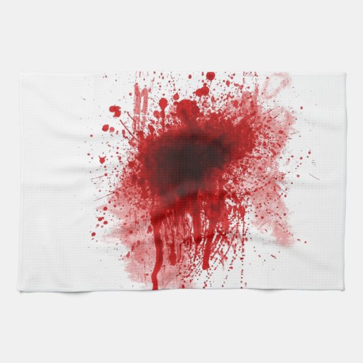 Linge De Cuisine blessure sanglante de fusil de chasse (Horizontal)