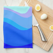 Linge De Cuisine Bleu Abstrait 1112 (Quart Plié)