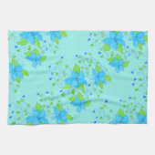 Linge De Cuisine Bleu Accentué en vert (Horizontal)