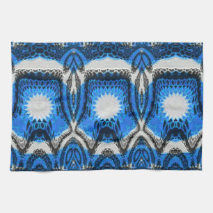 Linge De Cuisine Bleu atomique
