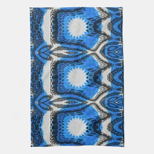 Linge De Cuisine Bleu atomique (Vertical)