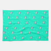 Linge De Cuisine Bleu bébé pram (Horizontal)