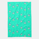 Linge De Cuisine Bleu bébé pram (Vertical)