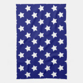 Linge De Cuisine Bleu Blancs Etoiles Motif (Vertical)