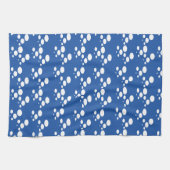 Linge De Cuisine Bleu bulle (Horizontal)