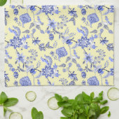 Linge De Cuisine Bleu Campagne Français (Plié)