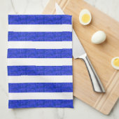 Linge De Cuisine Bleu Chic (Quart Plié)