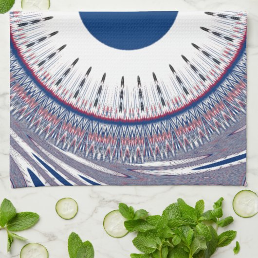 Linge De Cuisine Bleu chic (Plié)