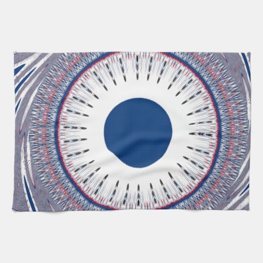 Linge De Cuisine Bleu chic (Horizontal)