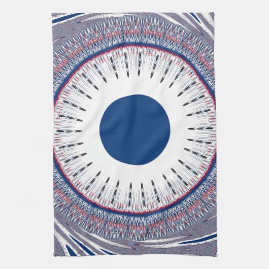 Linge De Cuisine Bleu chic (Vertical)