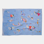 Linge De Cuisine Bleu ciel | Wassily Kandinsky (Horizontal)