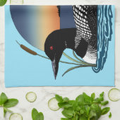 Linge De Cuisine Bleu couché de soleil (Plié)