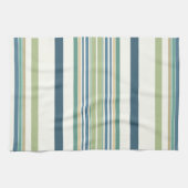 Linge De Cuisine Bleu de la Marine Vert clair (Horizontal)