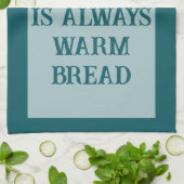 Linge De Cuisine Bleu essence - Blanc (Plié)