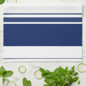 Linge De Cuisine Bleu et blanc (Plié)