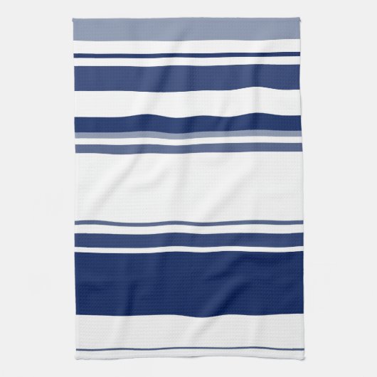 Linge De Cuisine Bleu et blanc (Vertical)