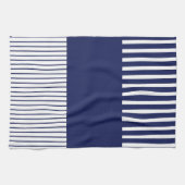 Linge De Cuisine Bleu et blanc (Horizontal)