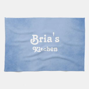 Linge De Cuisine Bleu et blanc