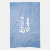 Linge De Cuisine Bleu et blanc (Vertical)