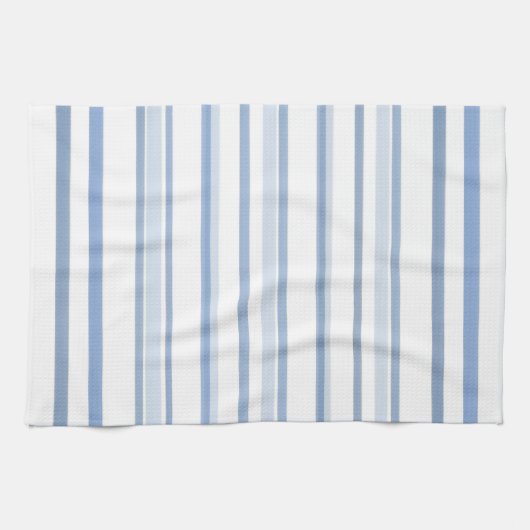 Linge De Cuisine Bleu et blanc doux (Horizontal)