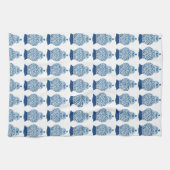 Linge De Cuisine Bleu et blanc Ginger Jars (Horizontal)