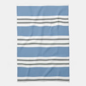 Linge De Cuisine Bleu et Blanc Rayures Côtières (Vertical)