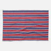 Linge De Cuisine Bleu Et Blanc Rouge (Horizontal)