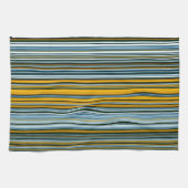 Linge De Cuisine Bleu et jaune (Horizontal)