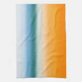 Linge De Cuisine Bleu et Orange (Vertical)