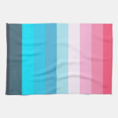 Linge De Cuisine Bleu et rose Tons (Horizontal)