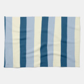 Linge De Cuisine Bleu foncé, Bleu clair et Crème (Horizontal)