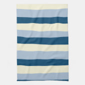 Linge De Cuisine Bleu foncé, Bleu clair et Crème (Vertical)