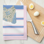 Linge De Cuisine Bleu Ginger Jar Jars Magnolia Staffordshire Chiens (Quart Plié)