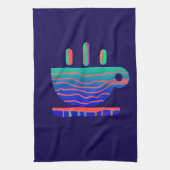 Linge De Cuisine Bleu Gradient Coffee Breve (Vertical)