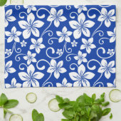 LINGE DE CUISINE BLEU HAWAII (BLEU ROYAL) (Plié)