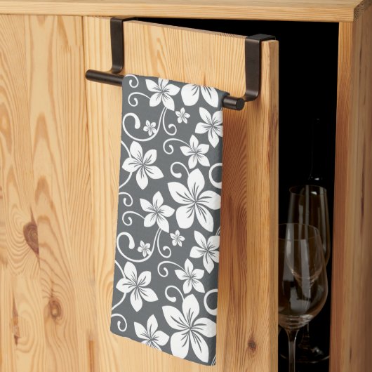 LINGE DE CUISINE BLEU HAWAII (EAU DOUCE) (Pliage en tiers)