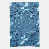 Linge De Cuisine Bleu Iridescendant. (Vertical)