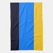 Linge De Cuisine Bleu jaune (Vertical)