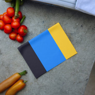 Linge De Cuisine Bleu jaune