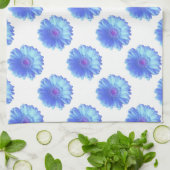 Linge De Cuisine Bleu marguerite (Plié)