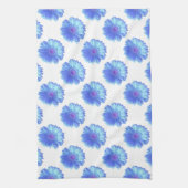 Linge De Cuisine Bleu marguerite (Vertical)