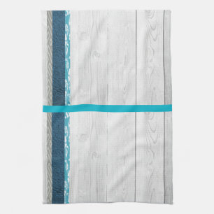 Linge De Cuisine Bleu moderne