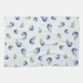 Linge De Cuisine Bleu Myrtilles Fruit   (Horizontal)