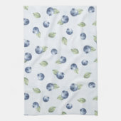 Linge De Cuisine Bleu Myrtilles Fruit   (Vertical)