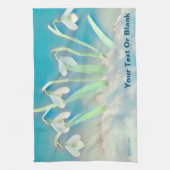 Linge De Cuisine Bleu neige (Vertical)
