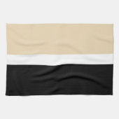 Linge De Cuisine Bleu Noir Abstrait (Horizontal)