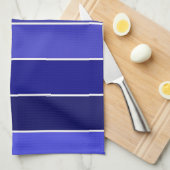 Linge De Cuisine Bleu, noir et blanc (Quart Plié)