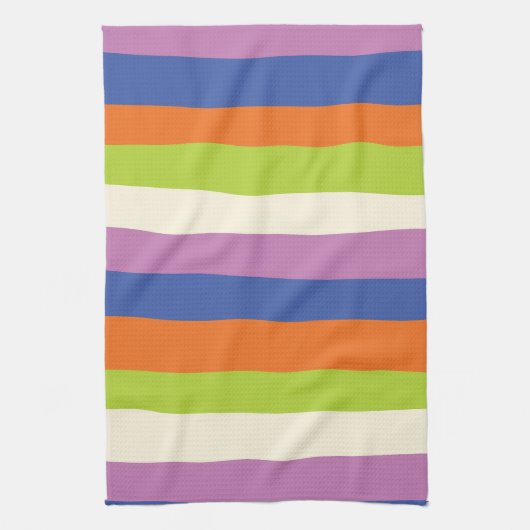 Linge De Cuisine Bleu, orange, violet, vert et (Vertical)