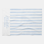 Linge De Cuisine Bleu Pastel (Horizontal)