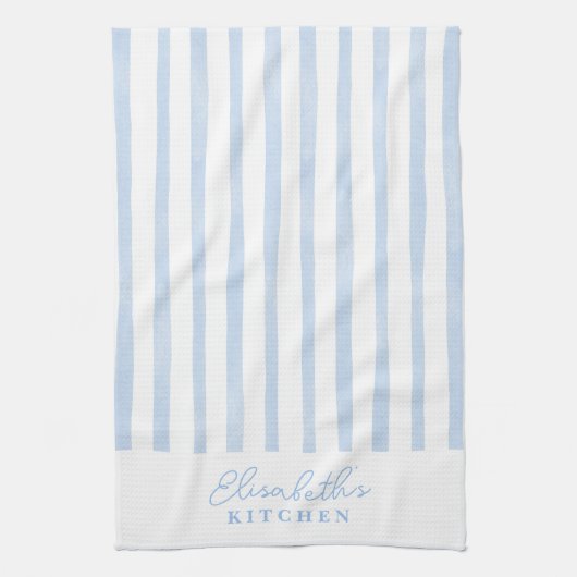Linge De Cuisine Bleu Pastel (Vertical)